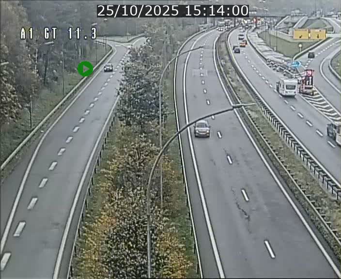 <h2>Traffic live webcam Luxembourg Senningerberg - A1 direction Allemagne - BK 11.3</h2>