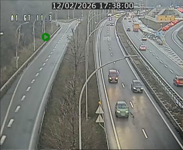 <h2>Traffic live webcam Luxembourg Senningerberg - A1 direction Allemagne - BK 11.3</h2>