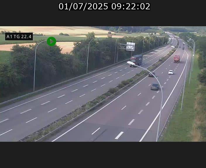 <h2>Traffic live webcam Luxembourg Flaxweiler - A1 direction Luxembourg - BK 22.4</h2>
