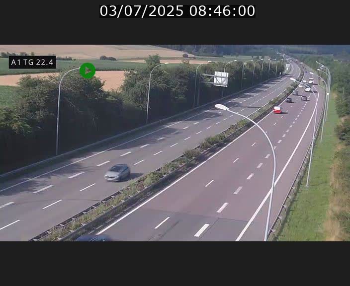 <h2>Traffic live webcam Luxembourg Flaxweiler - A1 direction Luxembourg - BK 22.4</h2>
