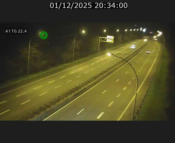 <h2>Traffic live webcam Luxembourg Flaxweiler - A1 direction Luxembourg - BK 22.4</h2>