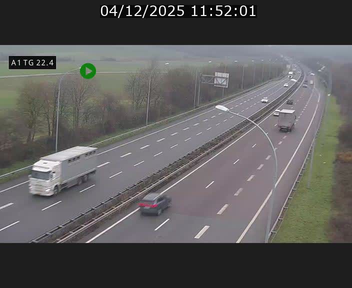 <h2>Traffic live webcam Luxembourg Flaxweiler - A1 direction Luxembourg - BK 22.4</h2>