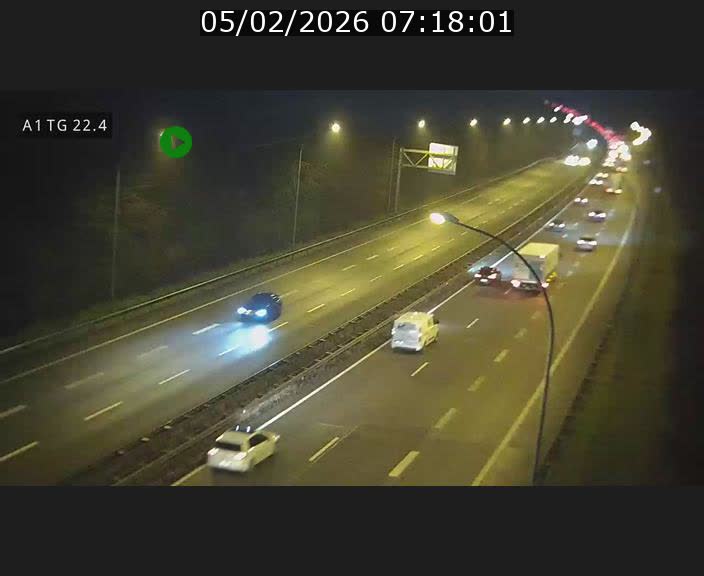 <h2>Traffic live webcam Luxembourg Flaxweiler - A1 direction Luxembourg - BK 22.4</h2>