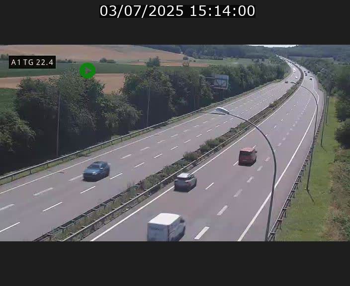 <h2>Traffic live webcam Luxembourg Flaxweiler - A1 direction Luxembourg - BK 22.4</h2>