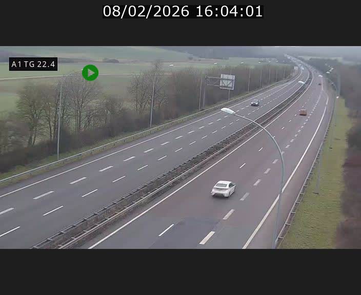 <h2>Traffic live webcam Luxembourg Flaxweiler - A1 direction Luxembourg - BK 22.4</h2>