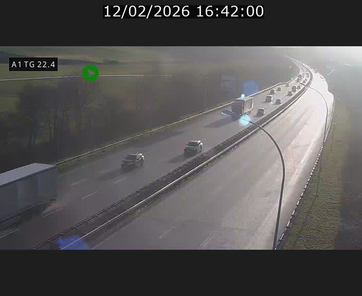 <h2>Traffic live webcam Luxembourg Flaxweiler - A1 direction Luxembourg - BK 22.4</h2>