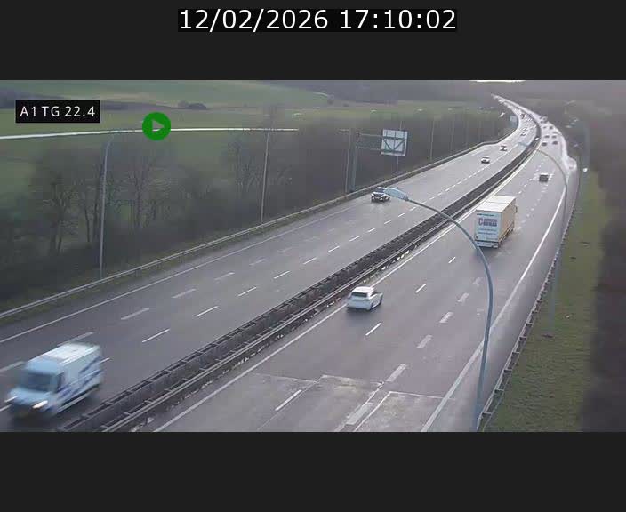<h2>Traffic live webcam Luxembourg Flaxweiler - A1 direction Luxembourg - BK 22.4</h2>
