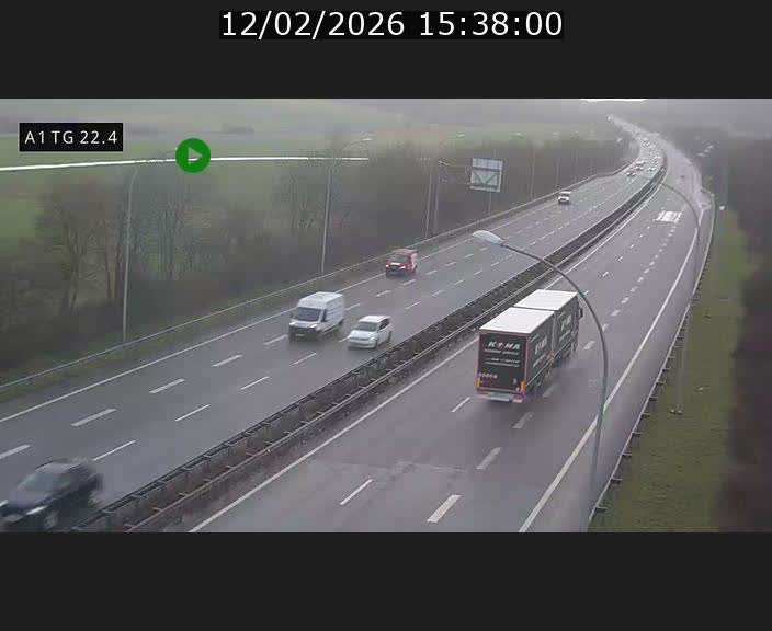 <h2>Traffic live webcam Luxembourg Flaxweiler - A1 direction Luxembourg - BK 22.4</h2>