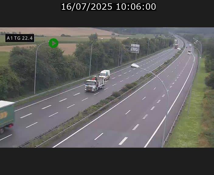 <h2>Traffic live webcam Luxembourg Flaxweiler - A1 direction Luxembourg - BK 22.4</h2>