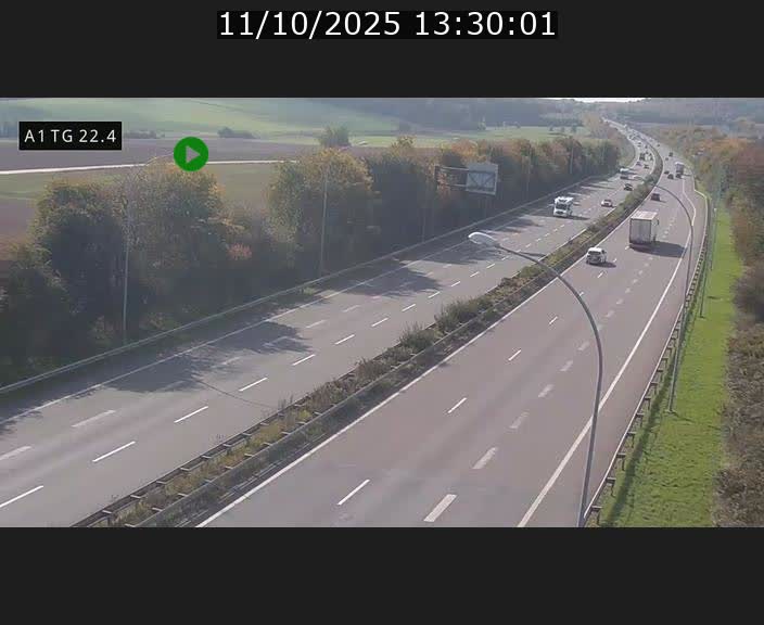 <h2>Traffic live webcam Luxembourg Flaxweiler - A1 direction Luxembourg - BK 22.4</h2>