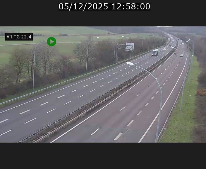 <h2>Traffic live webcam Luxembourg Flaxweiler - A1 direction Luxembourg - BK 22.4</h2>