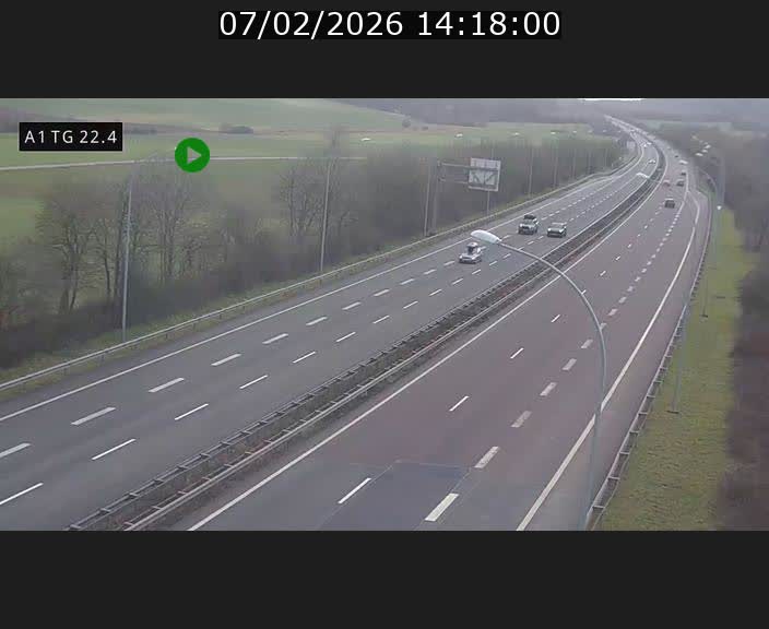 <h2>Traffic live webcam Luxembourg Flaxweiler - A1 direction Luxembourg - BK 22.4</h2>