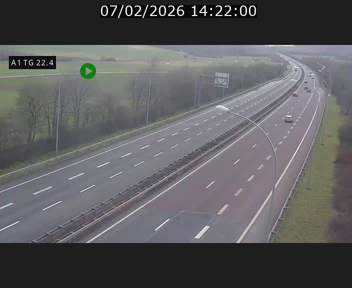 <h2>Traffic live webcam Luxembourg Flaxweiler - A1 direction Luxembourg - BK 22.4</h2>