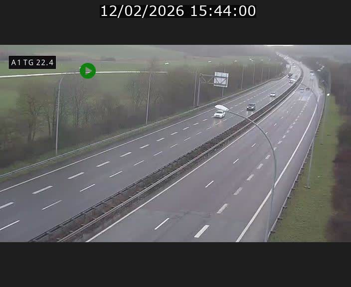 <h2>Traffic live webcam Luxembourg Flaxweiler - A1 direction Luxembourg - BK 22.4</h2>