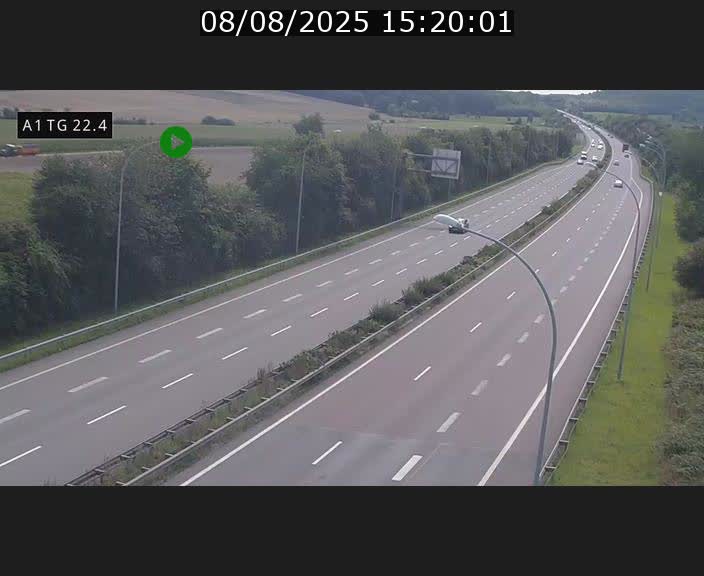 <h2>Traffic live webcam Luxembourg Flaxweiler - A1 direction Luxembourg - BK 22.4</h2>