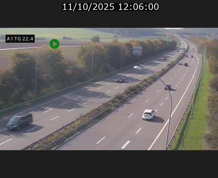 <h2>Traffic live webcam Luxembourg Flaxweiler - A1 direction Luxembourg - BK 22.4</h2>