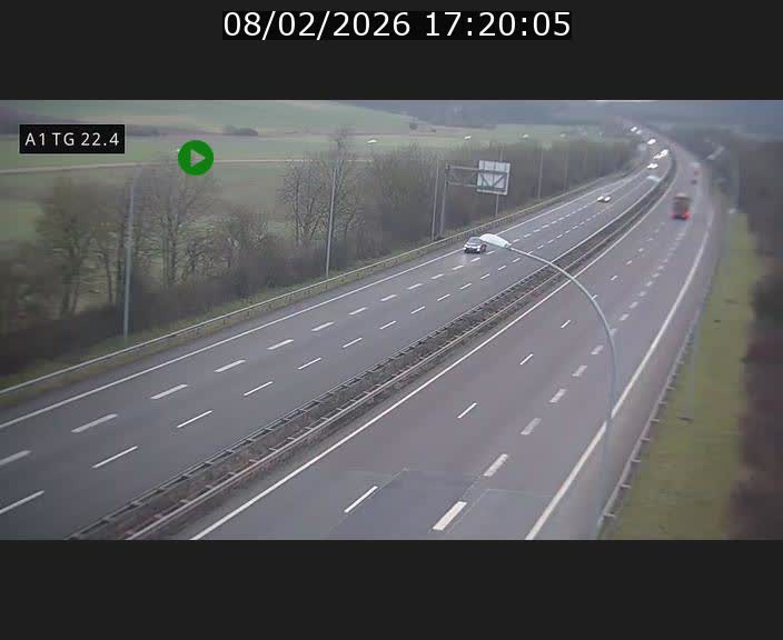 <h2>Traffic live webcam Luxembourg Flaxweiler - A1 direction Luxembourg - BK 22.4</h2>