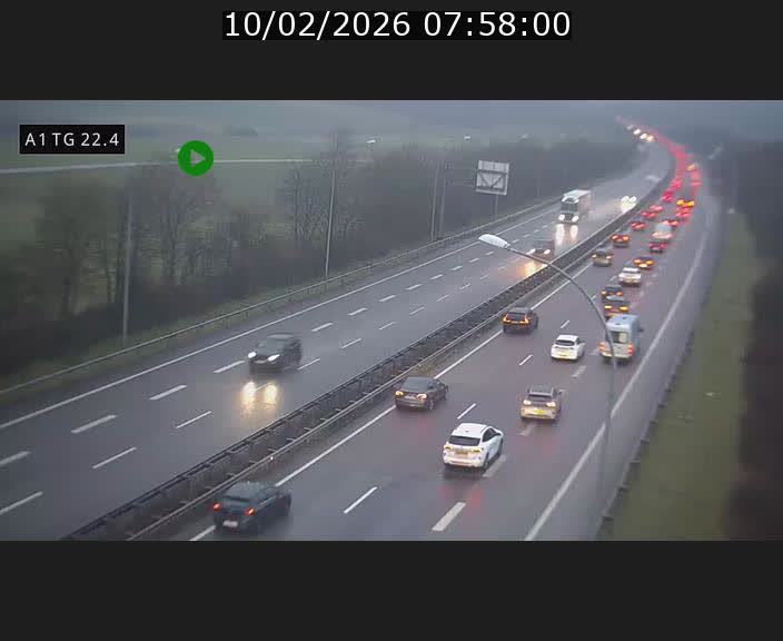 <h2>Traffic live webcam Luxembourg Flaxweiler - A1 direction Luxembourg - BK 22.4</h2>