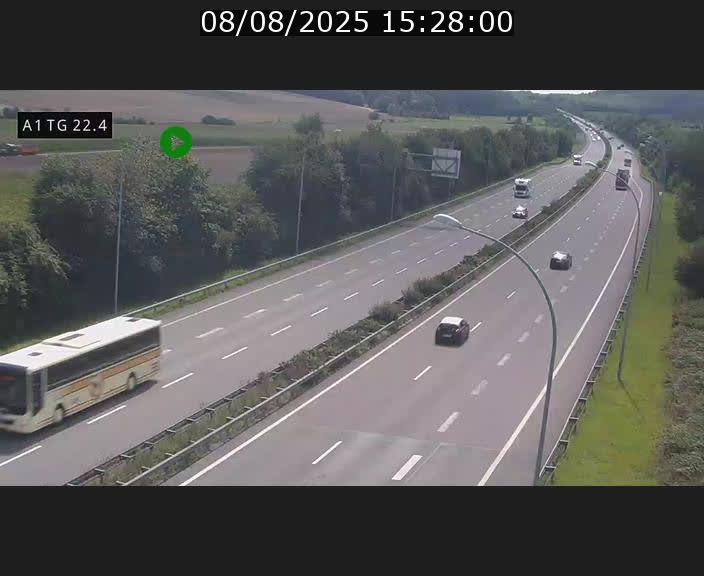 <h2>Traffic live webcam Luxembourg Flaxweiler - A1 direction Luxembourg - BK 22.4</h2>