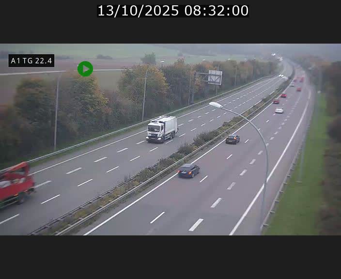 <h2>Traffic live webcam Luxembourg Flaxweiler - A1 direction Luxembourg - BK 22.4</h2>