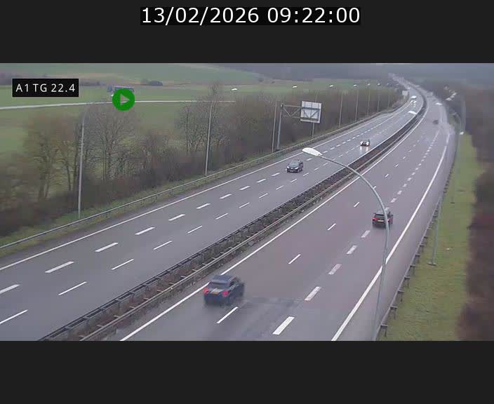 <h2>Traffic live webcam Luxembourg Flaxweiler - A1 direction Luxembourg - BK 22.4</h2>