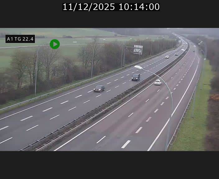 <h2>Traffic live webcam Luxembourg Flaxweiler - A1 direction Luxembourg - BK 22.4</h2>