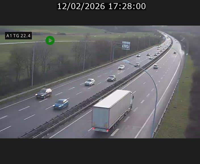 <h2>Traffic live webcam Luxembourg Flaxweiler - A1 direction Luxembourg - BK 22.4</h2>