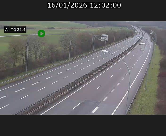 <h2>Traffic live webcam Luxembourg Flaxweiler - A1 direction Luxembourg - BK 22.4</h2>