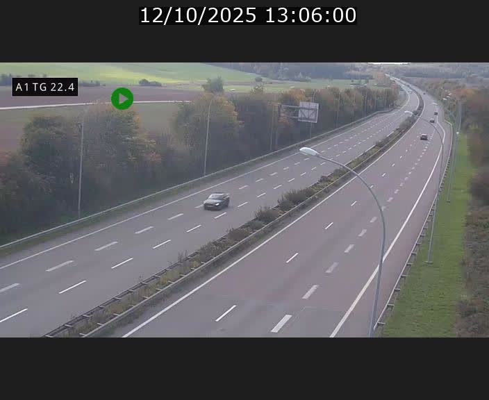 <h2>Traffic live webcam Luxembourg Flaxweiler - A1 direction Luxembourg - BK 22.4</h2>