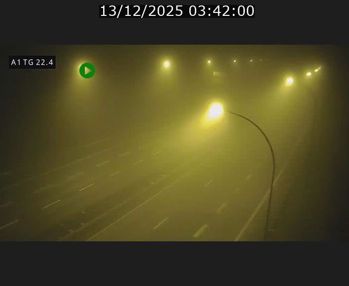 Traffic live webcam Luxembourg Flaxweiler - A1 direction Luxembourg - BK 22.4