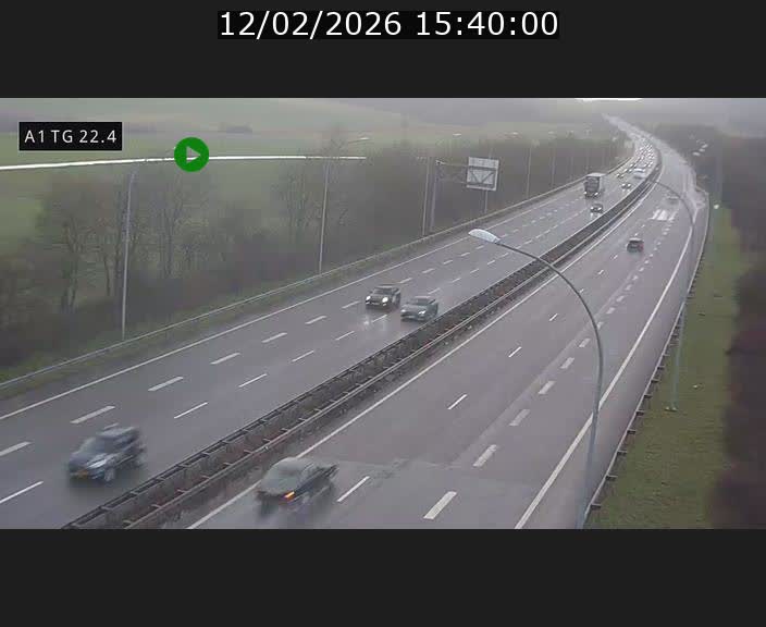 <h2>Traffic live webcam Luxembourg Flaxweiler - A1 direction Luxembourg - BK 22.4</h2>