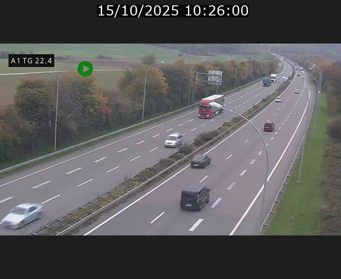 <h2>Traffic live webcam Luxembourg Flaxweiler - A1 direction Luxembourg - BK 22.4</h2>