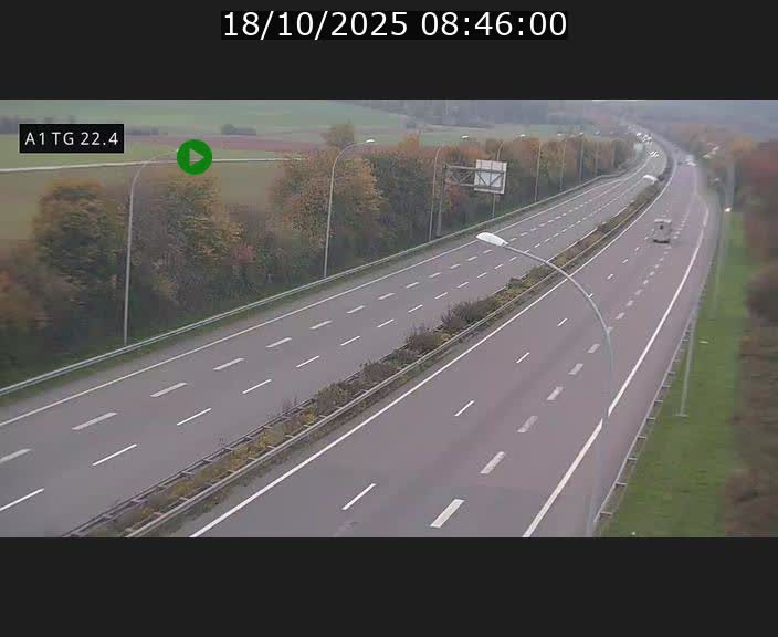 <h2>Traffic live webcam Luxembourg Flaxweiler - A1 direction Luxembourg - BK 22.4</h2>