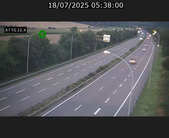 <h2>Traffic live webcam Luxembourg Flaxweiler - A1 direction Luxembourg - BK 22.4</h2>