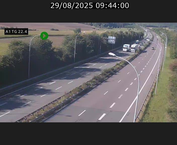<h2>Traffic live webcam Luxembourg Flaxweiler - A1 direction Luxembourg - BK 22.4</h2>