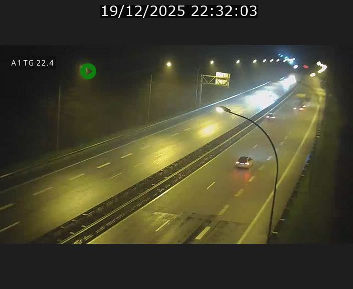 Traffic live webcam Luxembourg Flaxweiler - A1 direction Luxembourg - BK 22.4