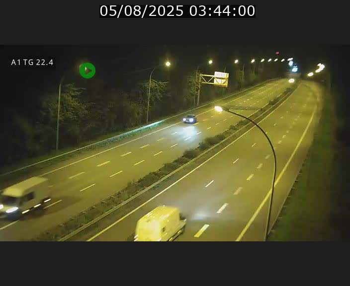 Traffic live webcam Luxembourg Flaxweiler - A1 direction Luxembourg - BK 22.4