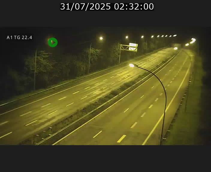 Traffic live webcam Luxembourg Flaxweiler - A1 direction Luxembourg - BK 22.4