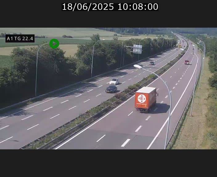 <h2>Traffic live webcam Luxembourg Flaxweiler - A1 direction Luxembourg - BK 22.4</h2>