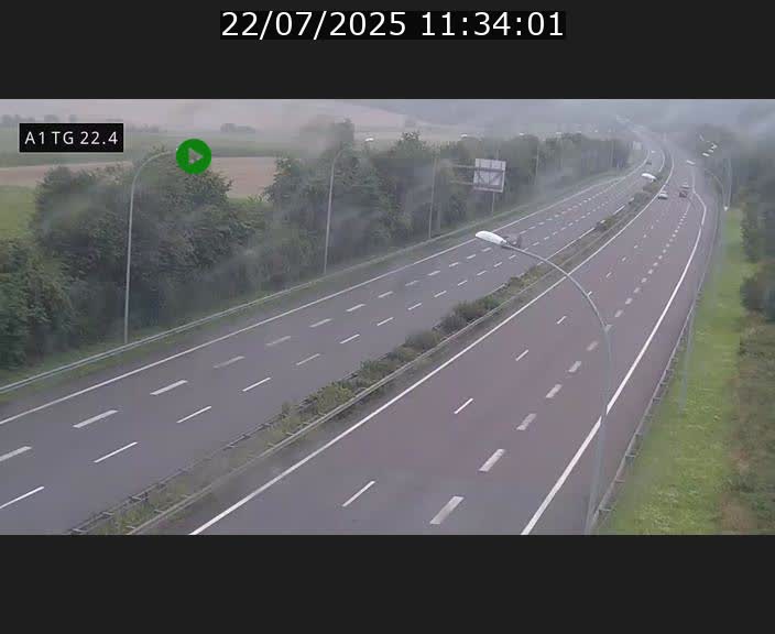 <h2>Traffic live webcam Luxembourg Flaxweiler - A1 direction Luxembourg - BK 22.4</h2>