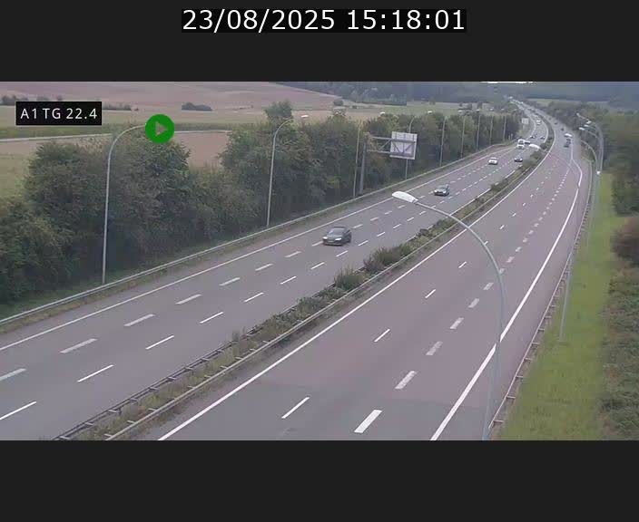 <h2>Traffic live webcam Luxembourg Flaxweiler - A1 direction Luxembourg - BK 22.4</h2>