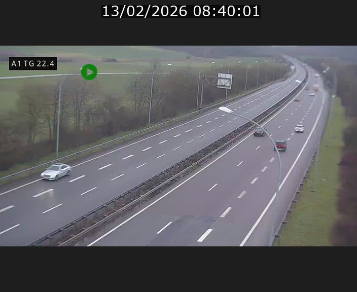 <h2>Traffic live webcam Luxembourg Flaxweiler - A1 direction Luxembourg - BK 22.4</h2>