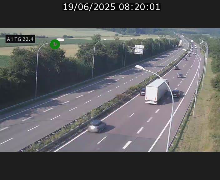 <h2>Traffic live webcam Luxembourg Flaxweiler - A1 direction Luxembourg - BK 22.4</h2>