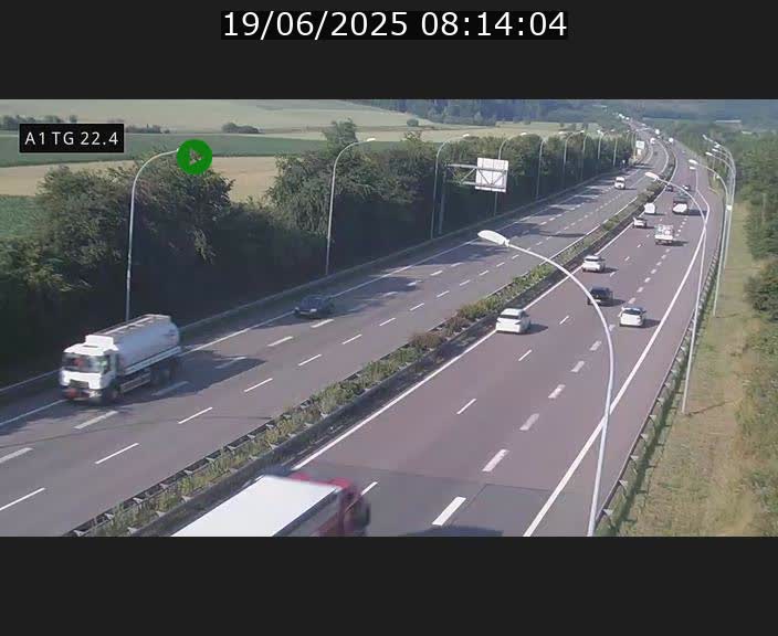 <h2>Traffic live webcam Luxembourg Flaxweiler - A1 direction Luxembourg - BK 22.4</h2>
