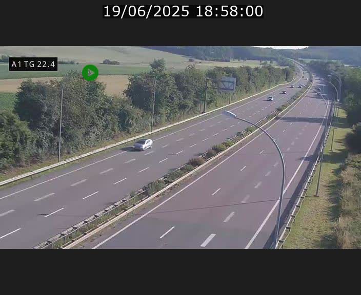 <h2>Traffic live webcam Luxembourg Flaxweiler - A1 direction Luxembourg - BK 22.4</h2>