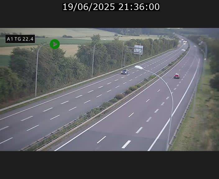 <h2>Traffic live webcam Luxembourg Flaxweiler - A1 direction Luxembourg - BK 22.4</h2>