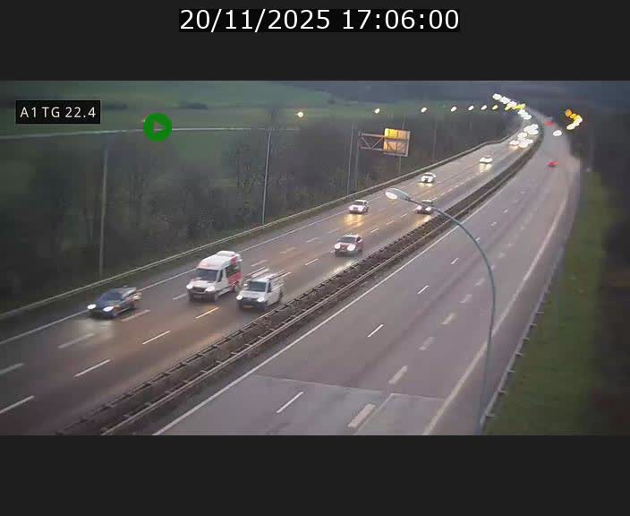 <h2>Traffic live webcam Luxembourg Flaxweiler - A1 direction Luxembourg - BK 22.4</h2>