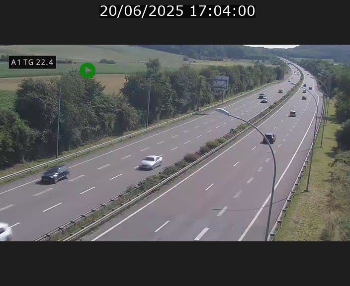 <h2>Traffic live webcam Luxembourg Flaxweiler - A1 direction Luxembourg - BK 22.4</h2>