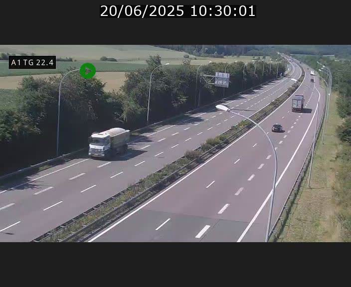 <h2>Traffic live webcam Luxembourg Flaxweiler - A1 direction Luxembourg - BK 22.4</h2>