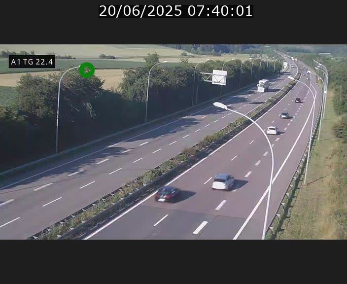 <h2>Traffic live webcam Luxembourg Flaxweiler - A1 direction Luxembourg - BK 22.4</h2>